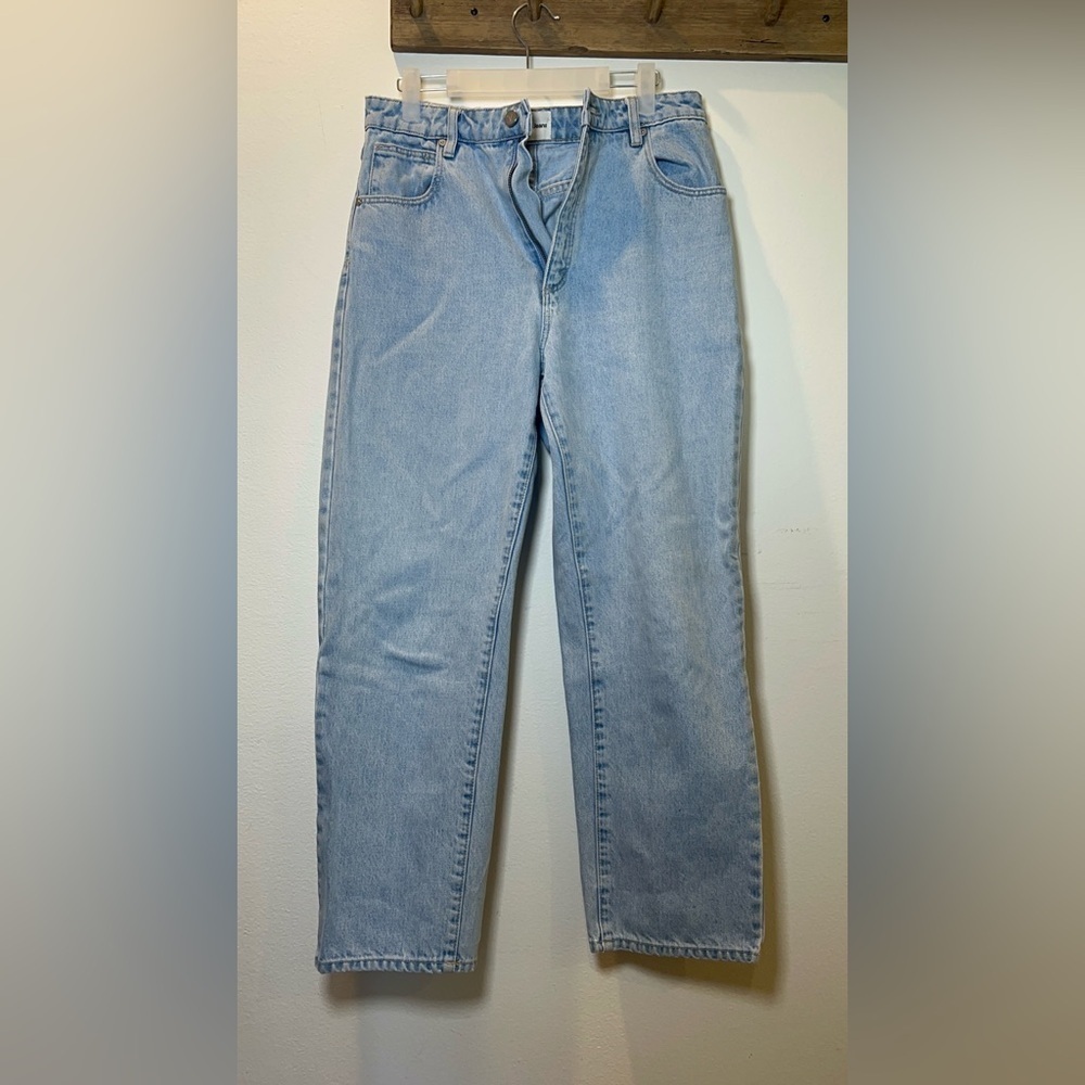 Abrand Blue Straight Leg Jeans with Classic Denim Style size 30
